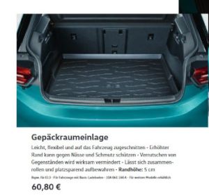 Gepäckraumeinlage